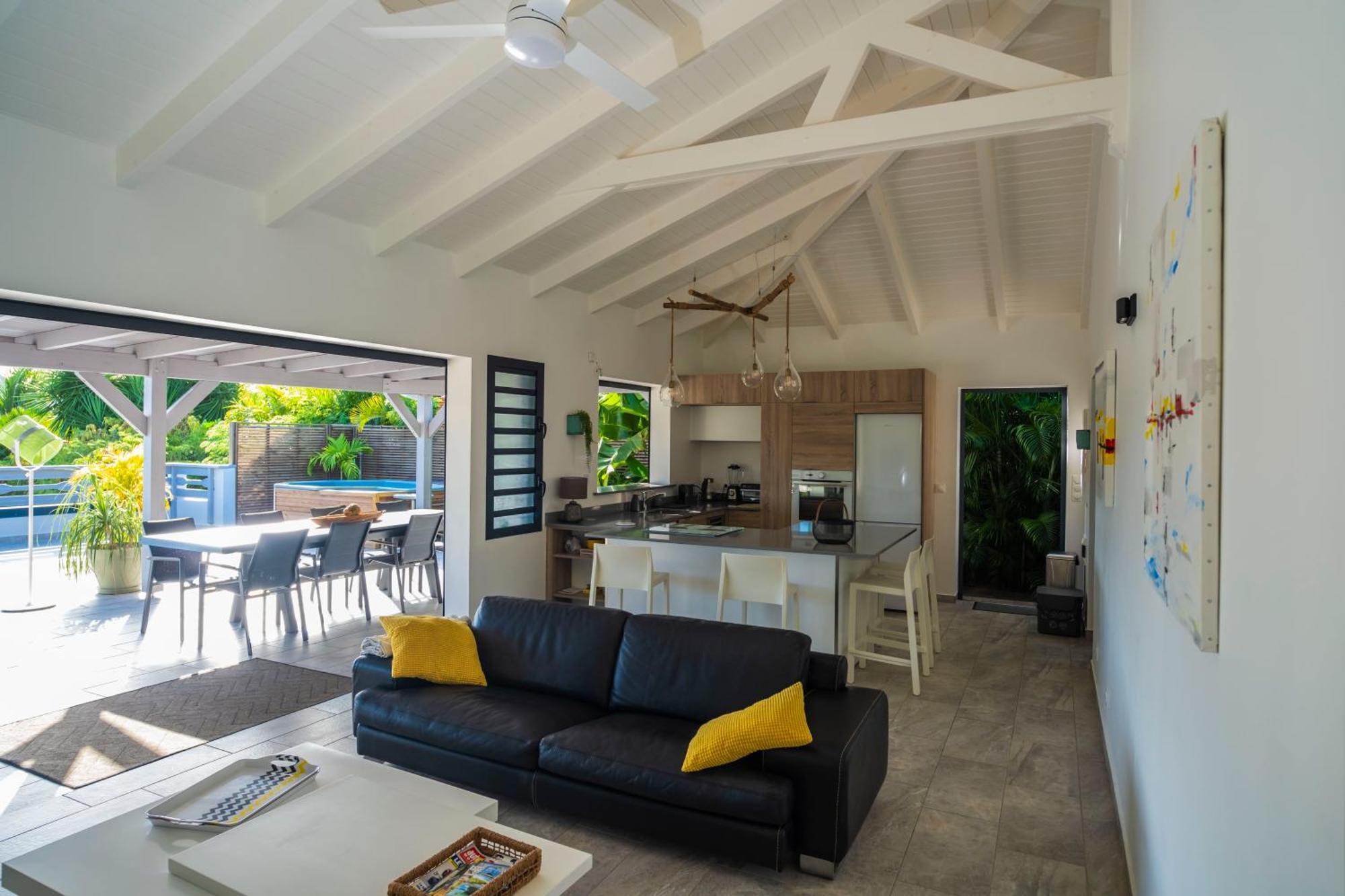Villa Les Terrasses De Fonds Thezan Sainte-Anne  Eksteriør billede